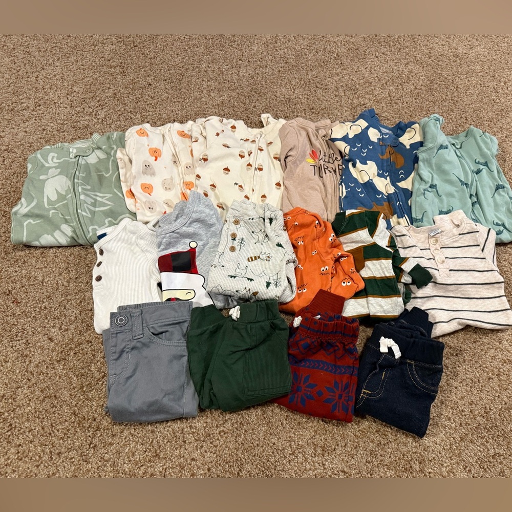 Bundle of Baby Boy Clothes Size 3-6 Months